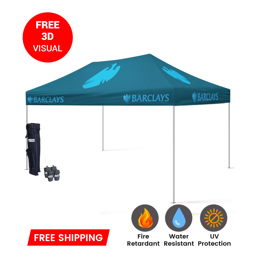 10x15 branded tent