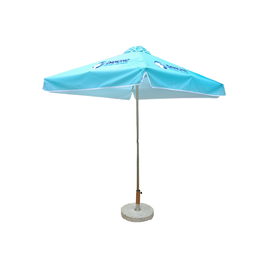 6.5ft x 6.5ft Square Patio Umbrella With Valances