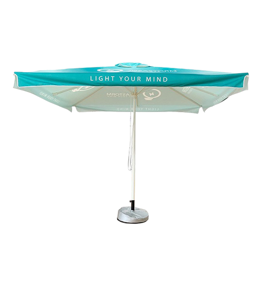 10ft x 10ft Square Market Umbrella With Valances