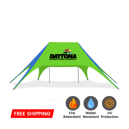 Double Pole Star Tent - 54ft x 34ft